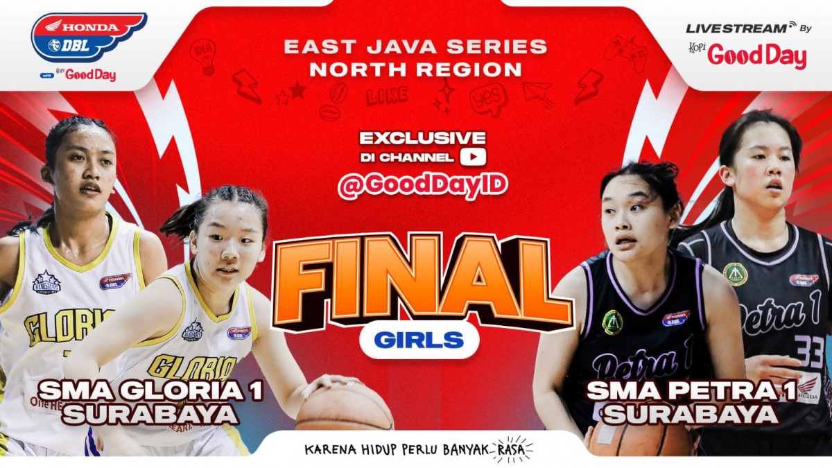 Link Live Streaming Final Party DBL Surabaya Gloria 1 vs Petra 1 DBL ID