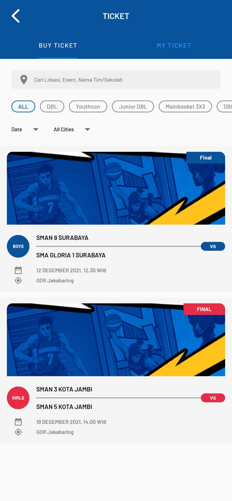 Cara Beli Tiket DBL Surabaya