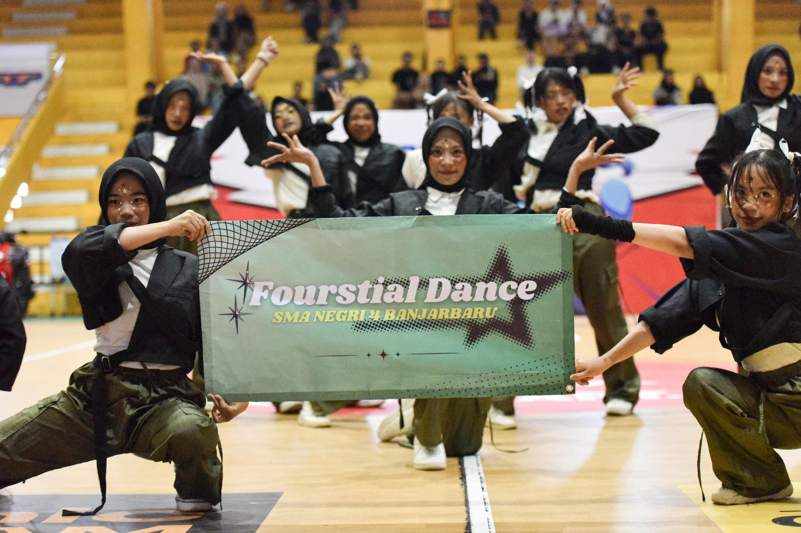 Heboh! Empat Tim Dance Sukses Bikin Terpana GOR Hasanuddin Banjarmasin