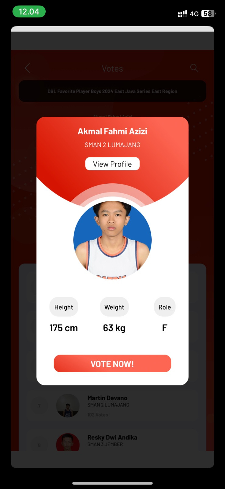 DBL Favorite 2024 Jember